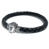 Buddha MASCOT (Micro) with Black Leather Bracelet