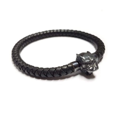 Black Panther MASCOTS with Black Leather Bracelet Special Edition 2017 - Discontinued