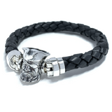 Pirate MASCOT with Black Leather Bracelet