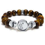 Tiger eye customizable beaded bracelet 