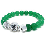 Chinese Fu MASCOT with Green Aventurine Bracelet