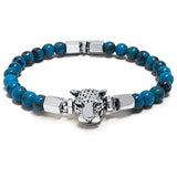 Jaguar MASCOT with Turquoise Polygon Bracelet