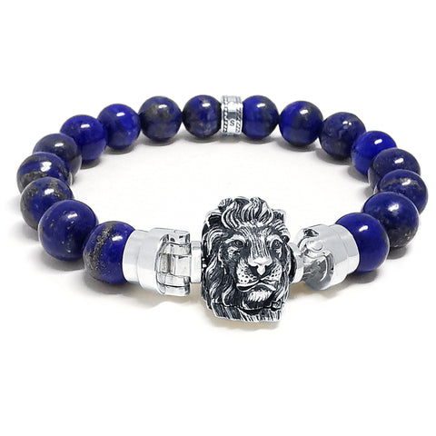 Lion MASCOT with Lapis Lazuli Bracelet
