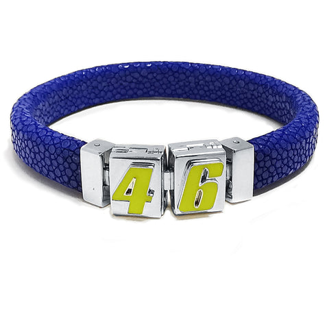 MASCOTS Jerseys Number 46 with Blue Stingray Leather Bracelet