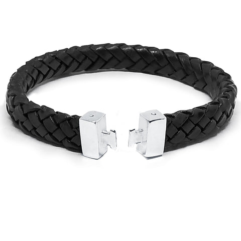 “Chessboard” Black Leather Bracelet for MASCOTS Jerseys