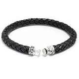 Spartan MASCOT (Micro) with Black Mens Leather Bracelet