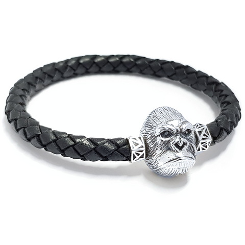MEMORINE Gorilla MASCOT with Leather Bracelet