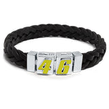 MASCOTS Jerseys Number 46 with Black Leather Bracelet