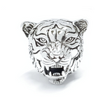 Tiger MASCOT with Antique Green Leather Bracelet
